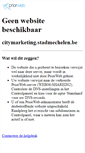 Mobile Screenshot of citymarketing.stadmechelen.be
